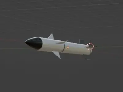Military Missile 3D model