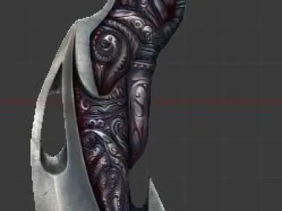 Heavenly Sword Weapon Low-poly 3D model