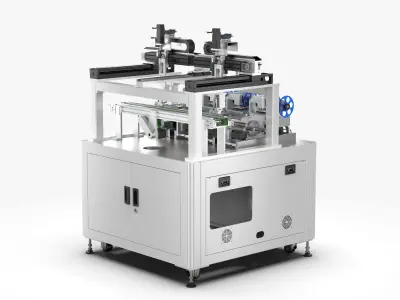 Automatic Four Labeling Machine 3D model