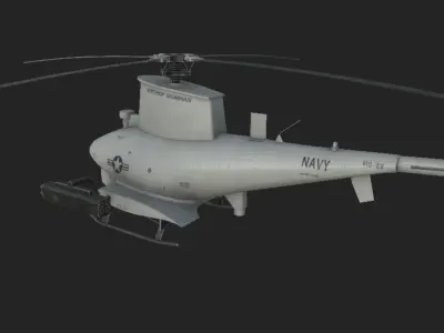 MQ-8B-Fire Scout 3D model 3D model