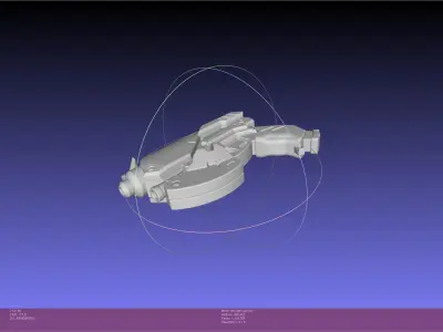 Overwatch DVa Light Gun Pistol 3D model