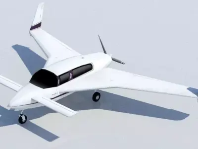 Velocity XL static low poly  Low-poly 3D model
