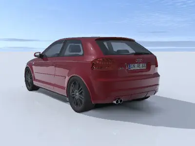 Audi S3 Free 3D model