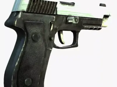 Sig Sauer 226 Handgun Low-poly 3D model