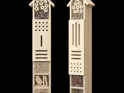 Pollination house 3D model