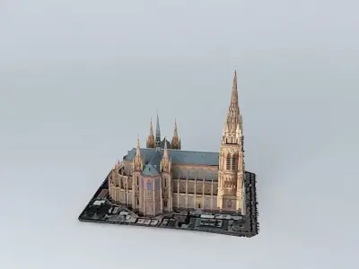 Basilica of Our Lady of Lujan 3D model