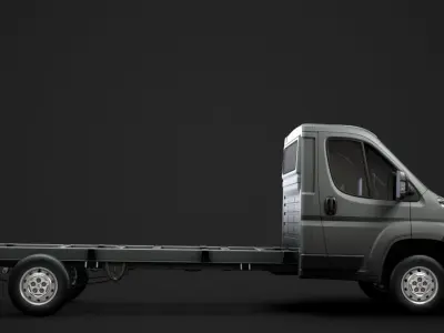 Peugeot Boxer Chassis Truck Single Cab 4300WB 2014 3D model