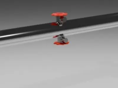 Uranium pipes Free 3D model