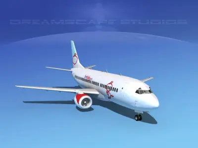 Boeing 737-300 BMI Baby 3D model