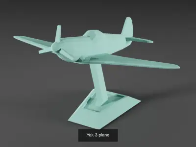 3D Printable Planes 3D Model Collection