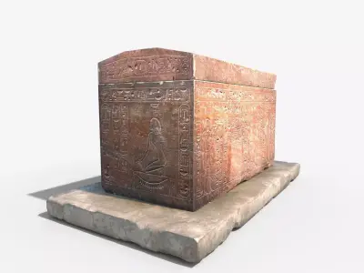 Egyptic Sarcophagus 3D model