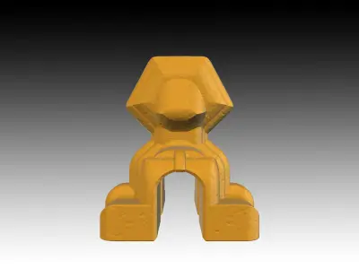 Aquarium Ornaments Sphinx-cave Free 3D print model