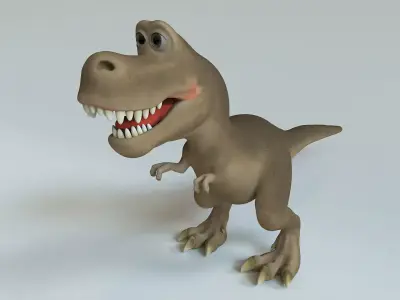 T-Rex animated t - rex dinosaur 3D model