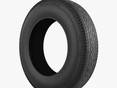 Tire Garfield ZigZag 3D model