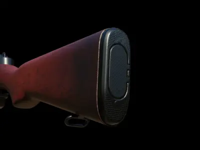 M1 Garand Free low-poly 3D model