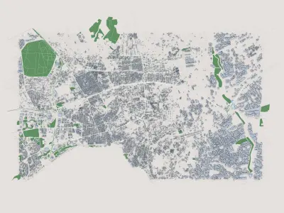 Antalya City Turkey 3D model