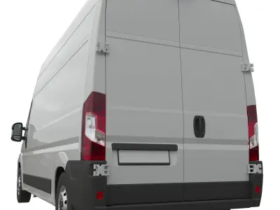 Global commercial van L3H3 3D model