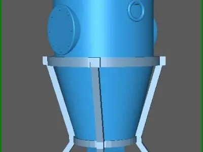 Naval Mine for Nusret Minelayer 3D print model