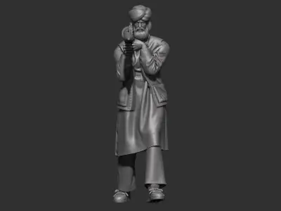 Eastern warrior 3 3D print model