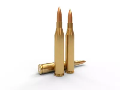 65x68mm Ammo Low-poly 3D model