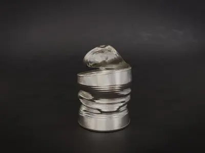 Opened Tin Can Set  3D model