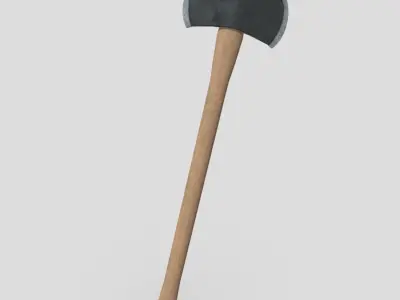 Axe 2 Low-poly 3D model