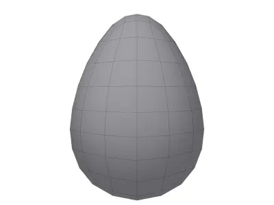 Dinosaur Egg Cartoon 3D model