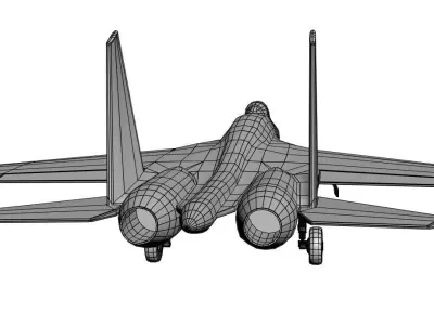 Multirole fighter aircraft 3D model