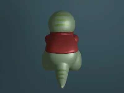 Dino Sweater Free 3D print model