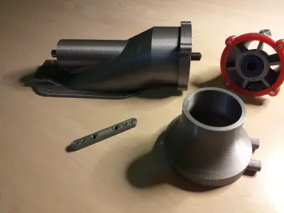 Water Jet Propulsion Unit Hamilton Water Jet Thruster 3D print model