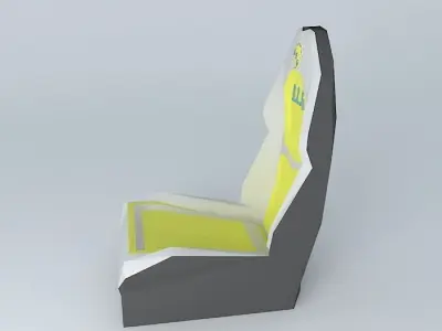 Sport car seat NEG Free 3D model