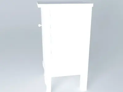Nightstand with drawer Free 3D model