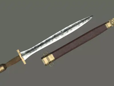 Xiphos - Greek Sword 3D model
