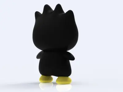 Badtz Maru  Low-poly 3D model