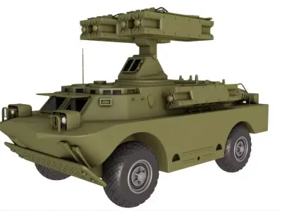 9K31 Strela-1 3D model
