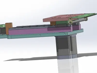 Laminating machine mold module 3D model