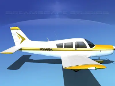 Piper PA-28-235 Cherokee  V13 3D model