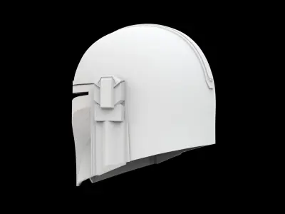 The Mandalorian Helmet 3D Print Model 3D print model
