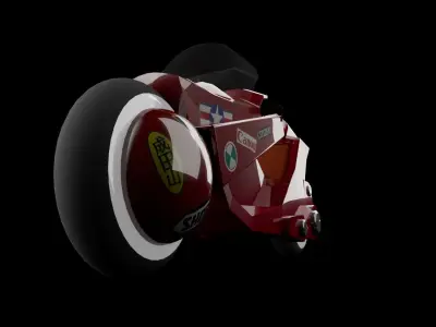 Akira Kanedas bike Free 3D model