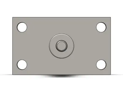 Hydraulic Cylinder Cilindro Hidraulico Pneumatik Jic diam16x50mm 3D model