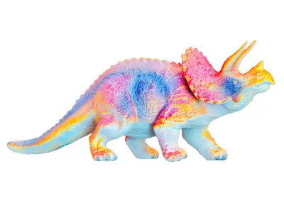 Triceratops Toy 02 3D model