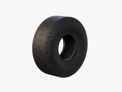Generic Tyre Low-poly 3D model