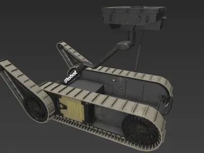 iRobot xm1216 Low-poly 3D model