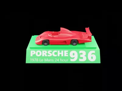 Porsche Le Mans Miniature Aerodynamics print 3d - blenade 3d Free 3D print model