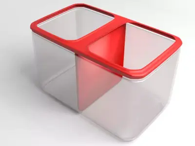 Aquarium - Betta Tank 3D model