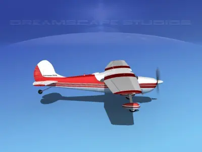 Cessna 170 V04 3D model