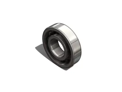 Rolamento Rigido de Esferas FAG 6308 Deep Groove Ball Bearing 3D model
