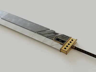 Final Fantasy Buster Sword 3D model