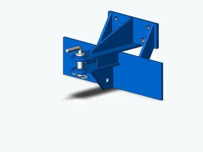 Front counterweight for tractor MTZ 80 Free 3D model