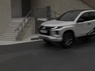 2021 MITSUBISHI STRADA ATHLETE 3D MODEL BLENDER Free 3D model